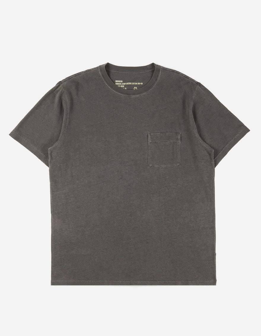 7021 Hemp Organic Pocket T-Shirt  Black