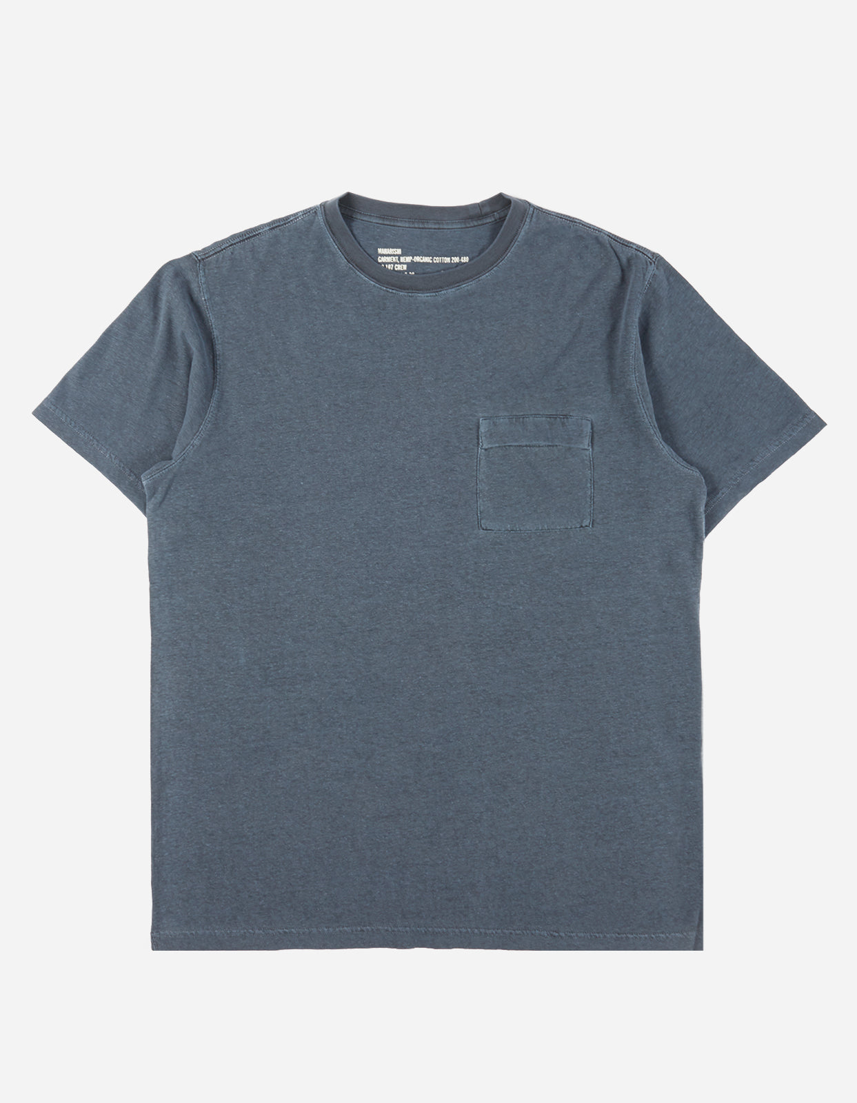 7021 Hemp Organic Pocket T-Shirt Navy