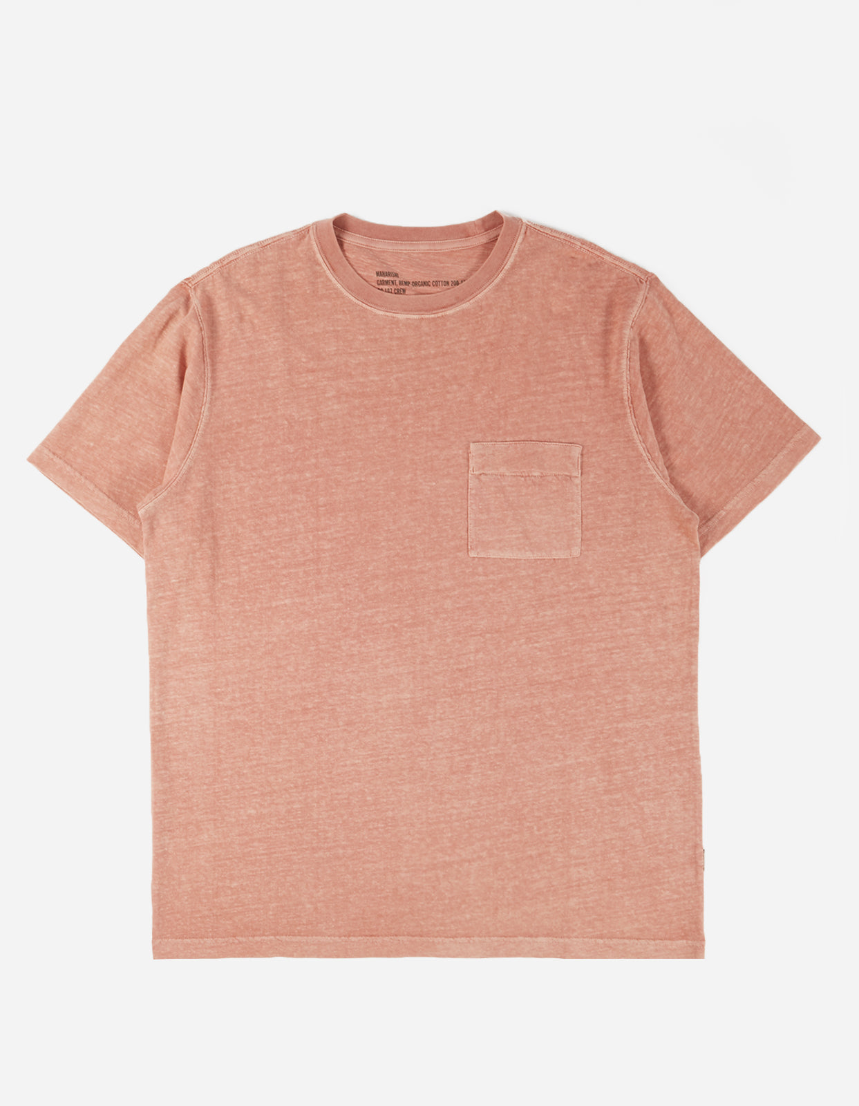7021 Hemp Organic Pocket T-Shirt Pink