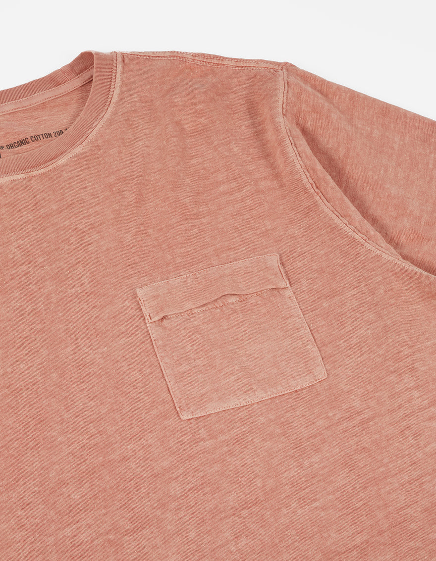7021 Hemp Organic Pocket T-Shirt Pink