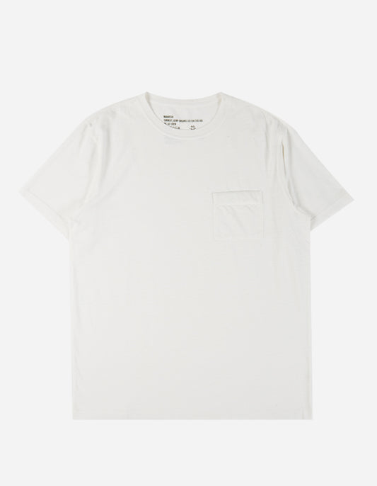 7021 Hemp Organic Pocket T-Shirt White