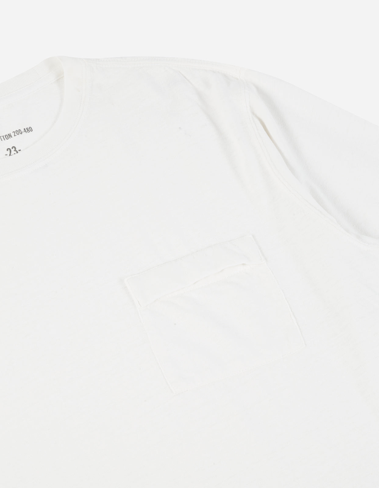 7021 Hemp Organic Pocket T-Shirt White