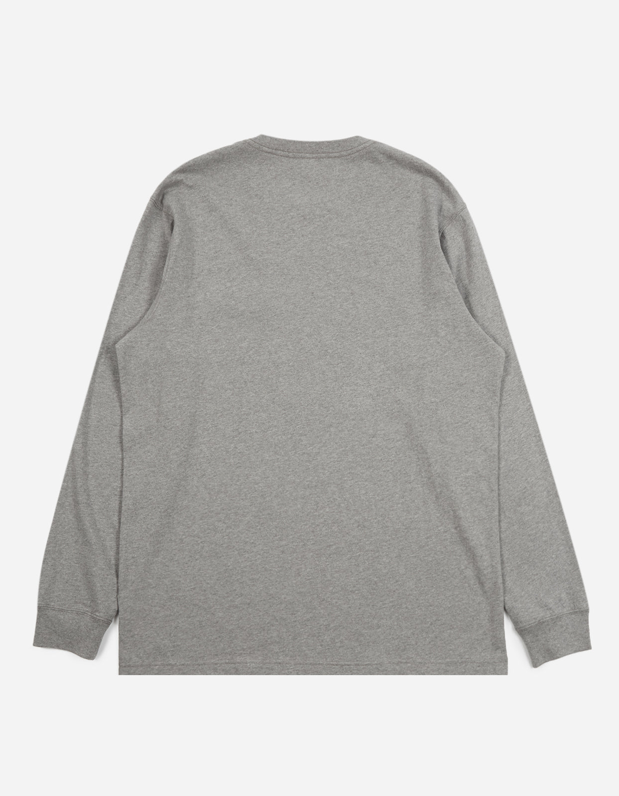 7022 MILTYPE Pocket LS T-Shirt · Organic Cotton Jersey 190 Grey Marl