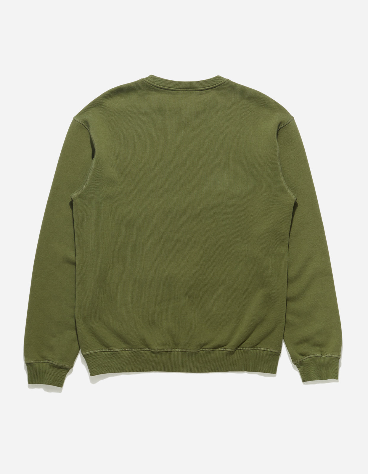7011 MILTYPE Embroidered Crew Sweat Olive