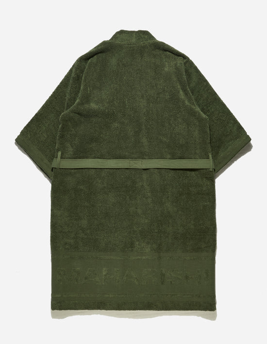 Maharishi | Kimono Robe · Organic Cotton 600 Olive