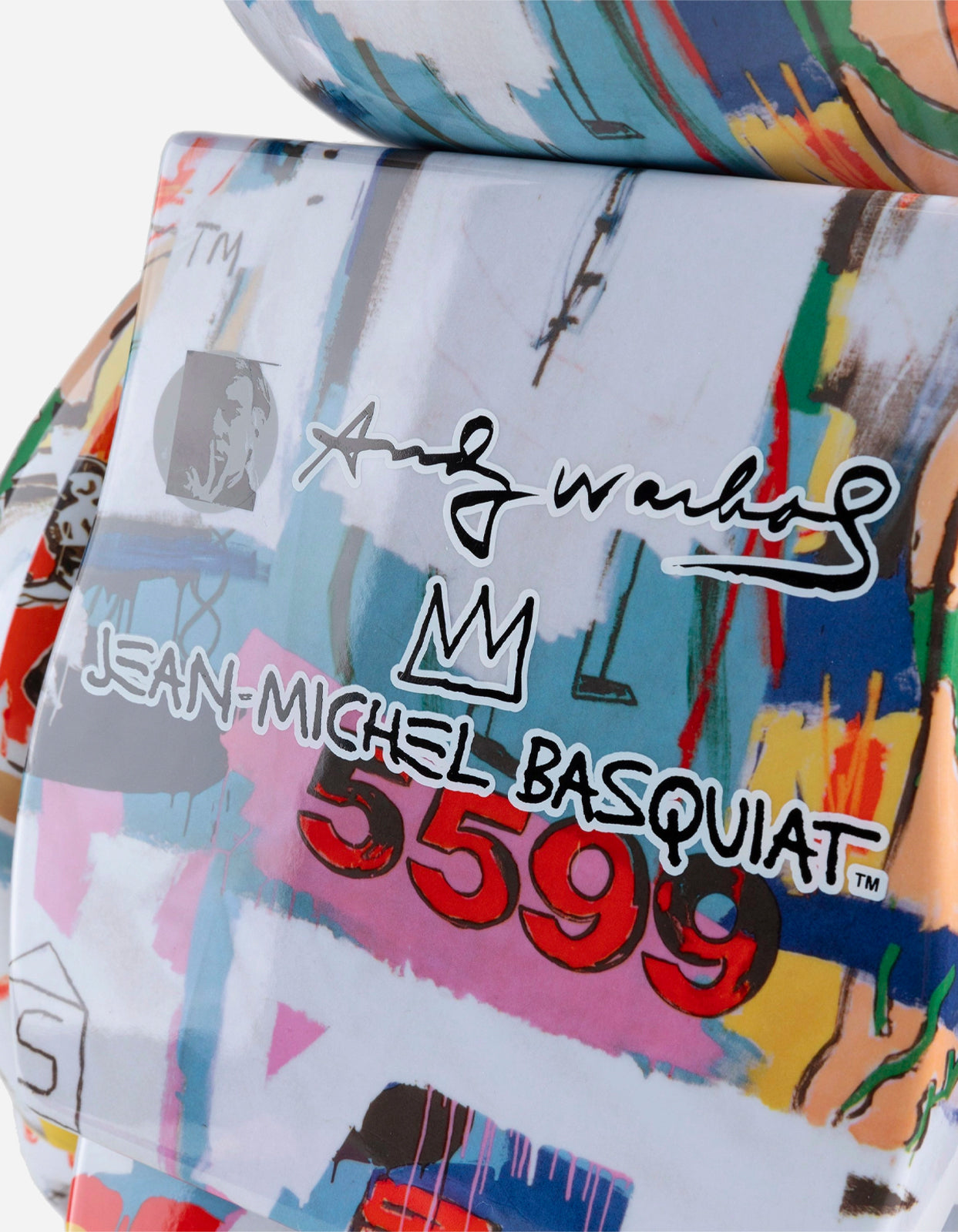 Medicom Be@rbrick Andy Warhol x Jean-Michel Basquiat #4 1000%