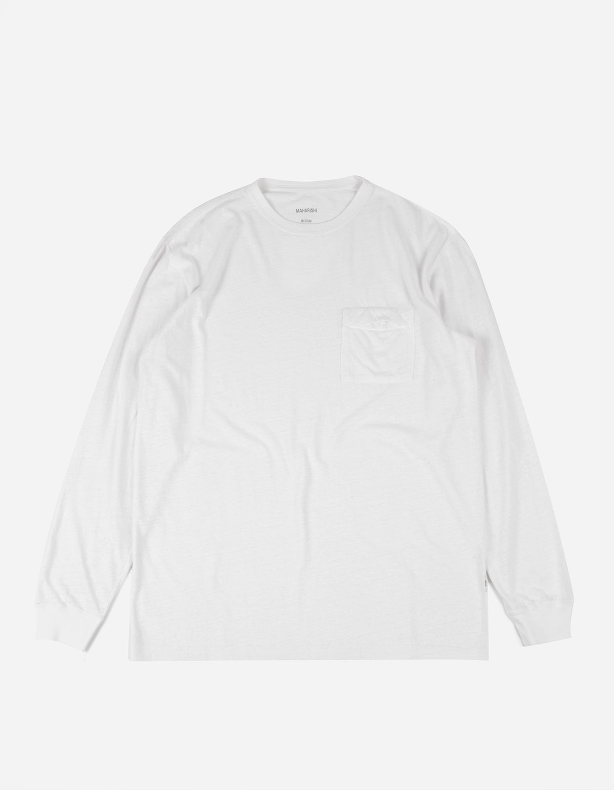 7013 Hemp Organic L/S T-Shirt · Hemp Organic Cotton Jersey 200 White