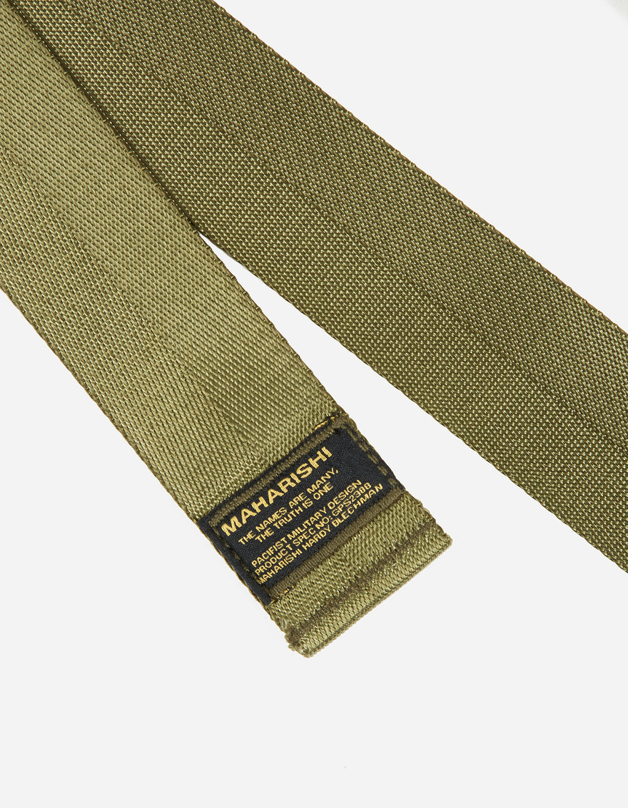 9195 Maharishi Tilt Head Loop Belt · Nylon Webbing Olive