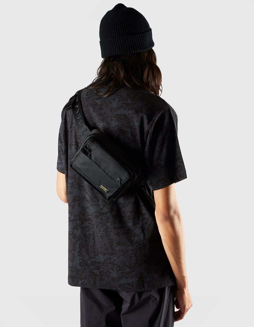 9633 Maharishi Mini Travel Waist Bag · 420D Nylon Black
