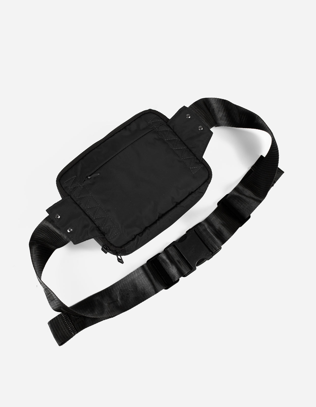 9633 Maharishi Mini Travel Waist Bag · 420D Nylon Black