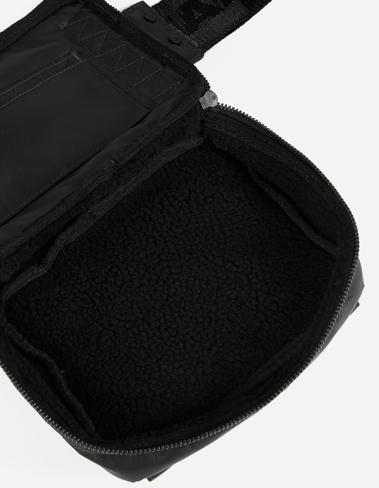 9633 Maharishi Mini Travel Waist Bag · 420D Nylon Black