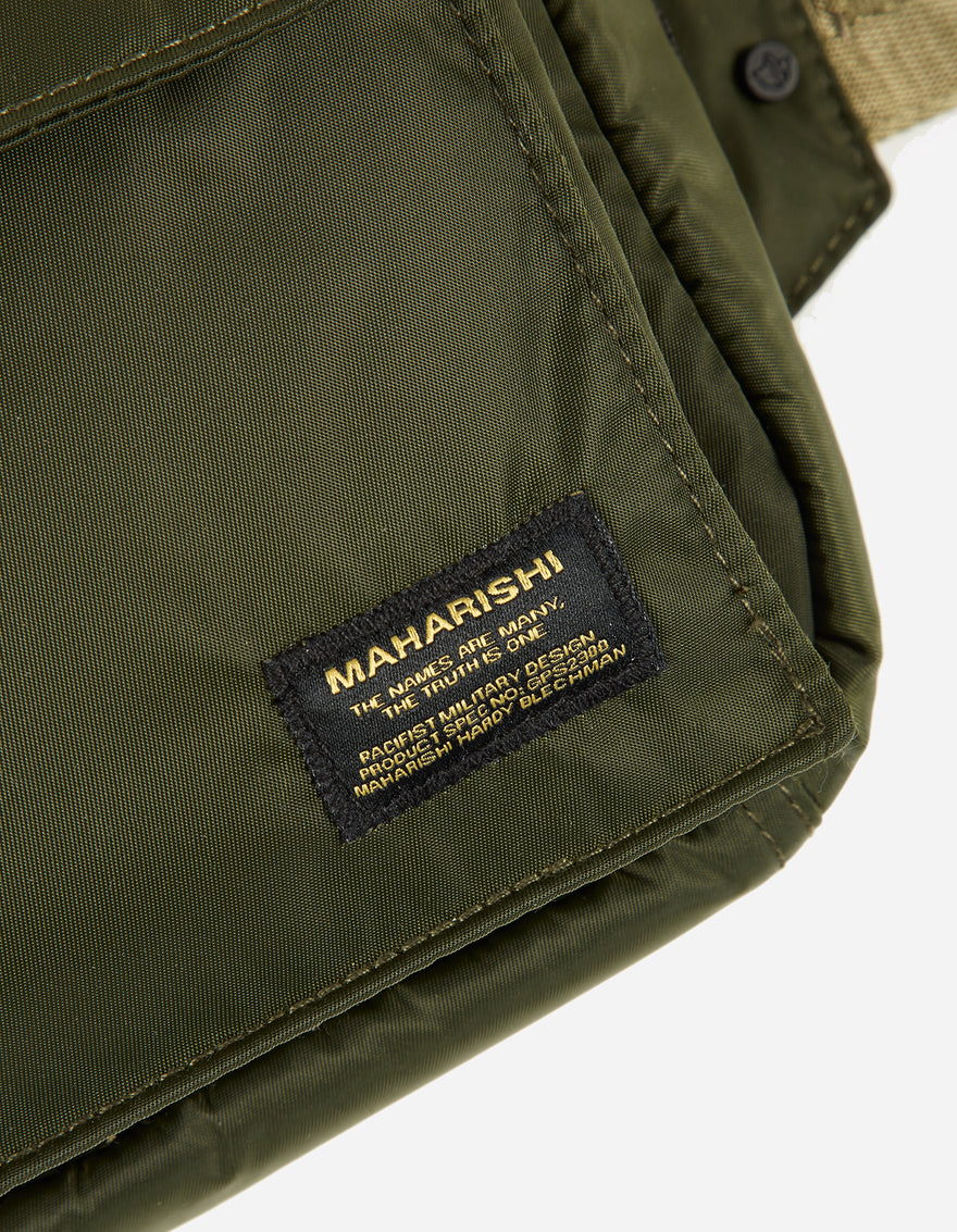 9633 Maharishi Mini Travel Waist Bag · 420D Nylon Olive