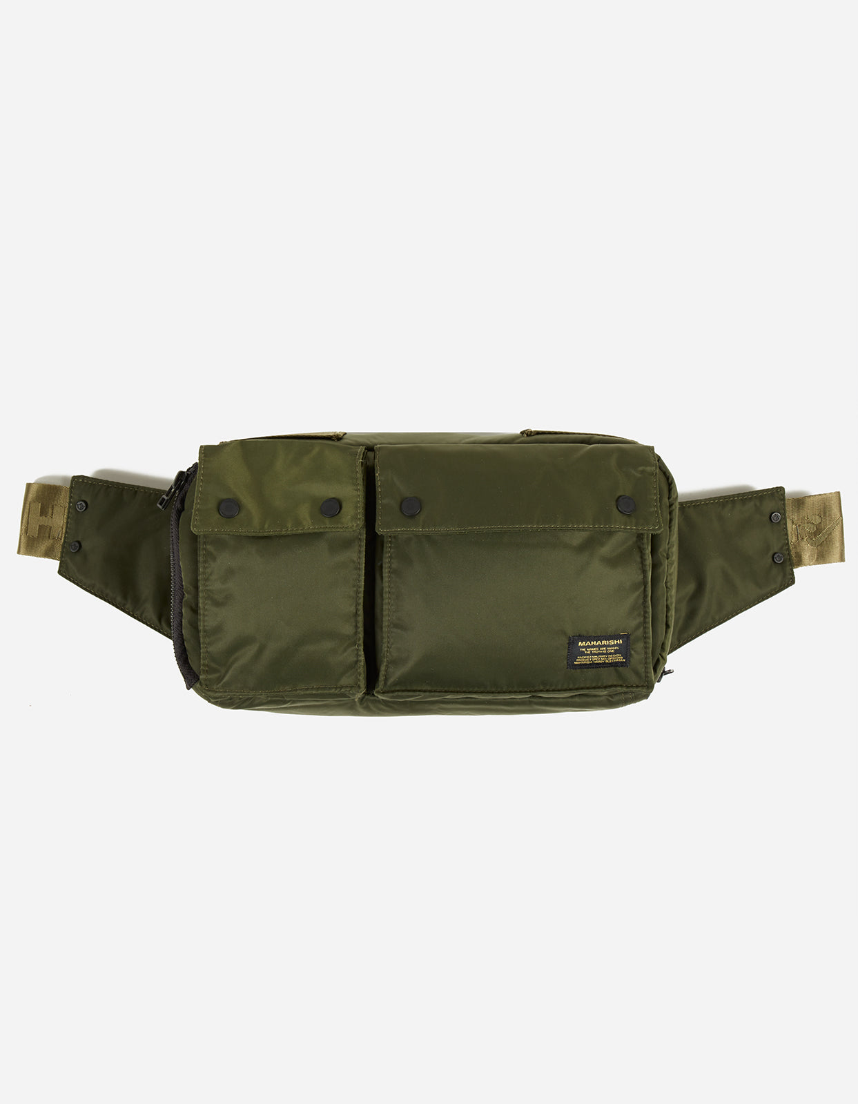 9636 Maharishi Travel Waist Bag · 420D Nylon Olive