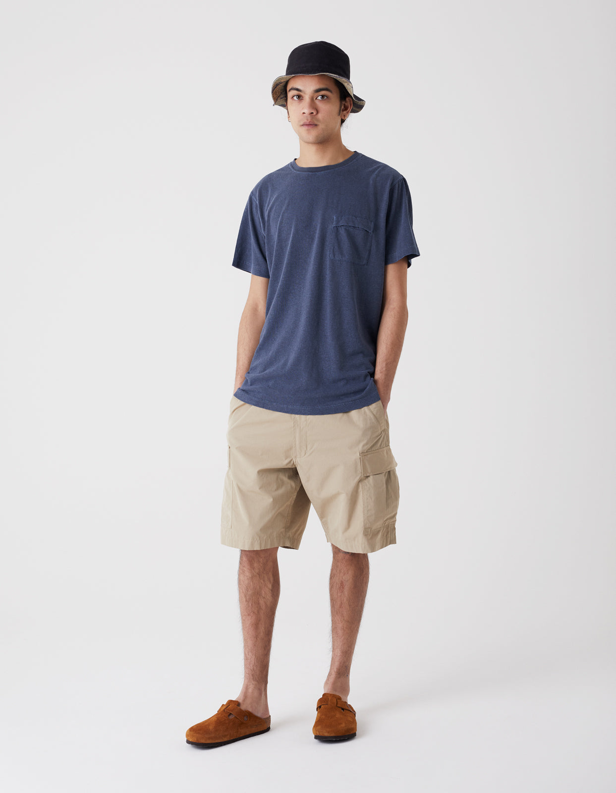 7021 Hemp Organic Pocket T-Shirt Navy