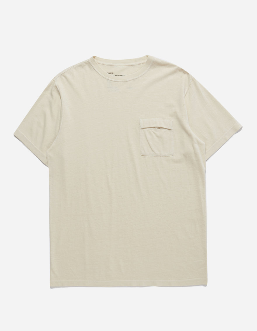 7021 Hemp Organic Pocket T-Shirt Ecru