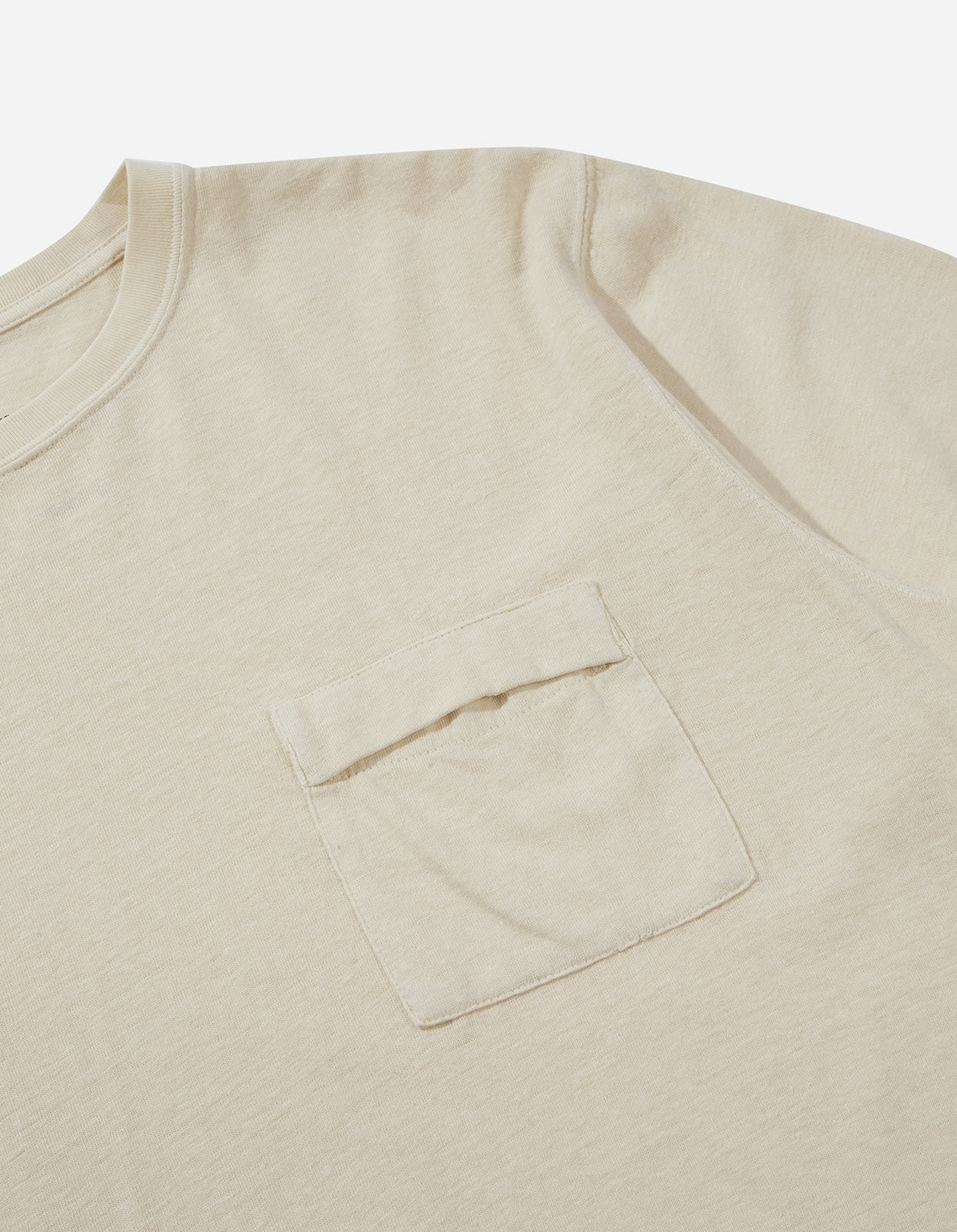 7021 Hemp Organic Pocket T-Shirt Ecru