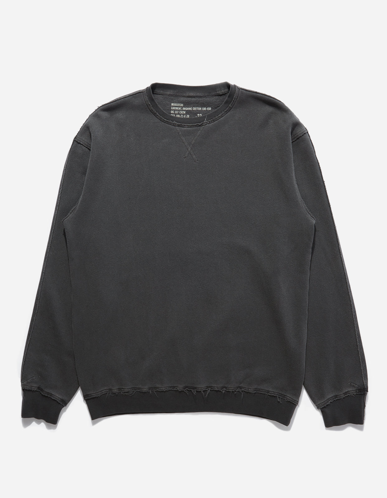 8011 Hemp Organic Crew Sweat Black