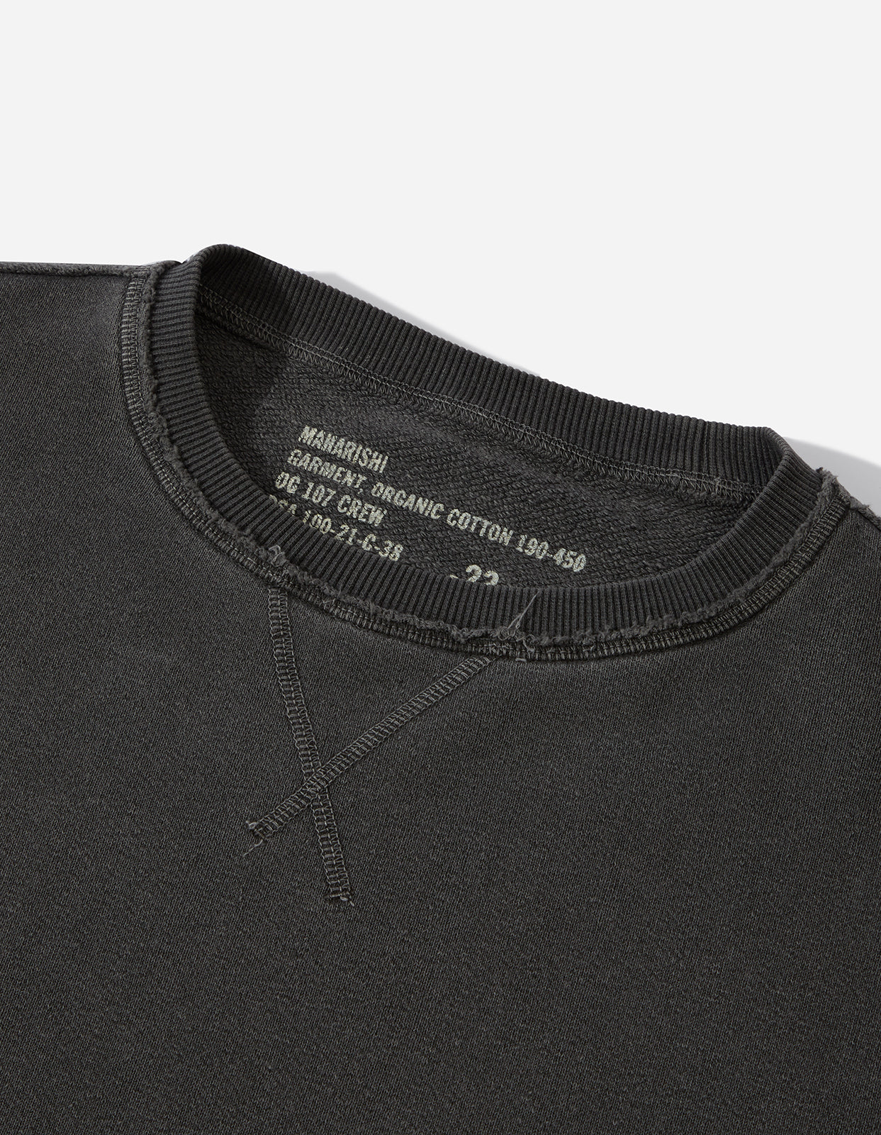 Maharishi | Hemp Organic Crew Sweat Black