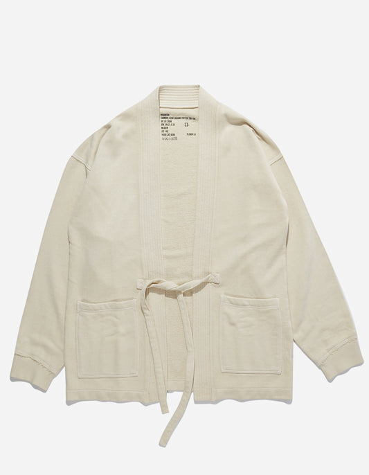 8012 Hemp Organic Sweat Kimono · Hemp/Organic Cotton Sweat 480 Ecru