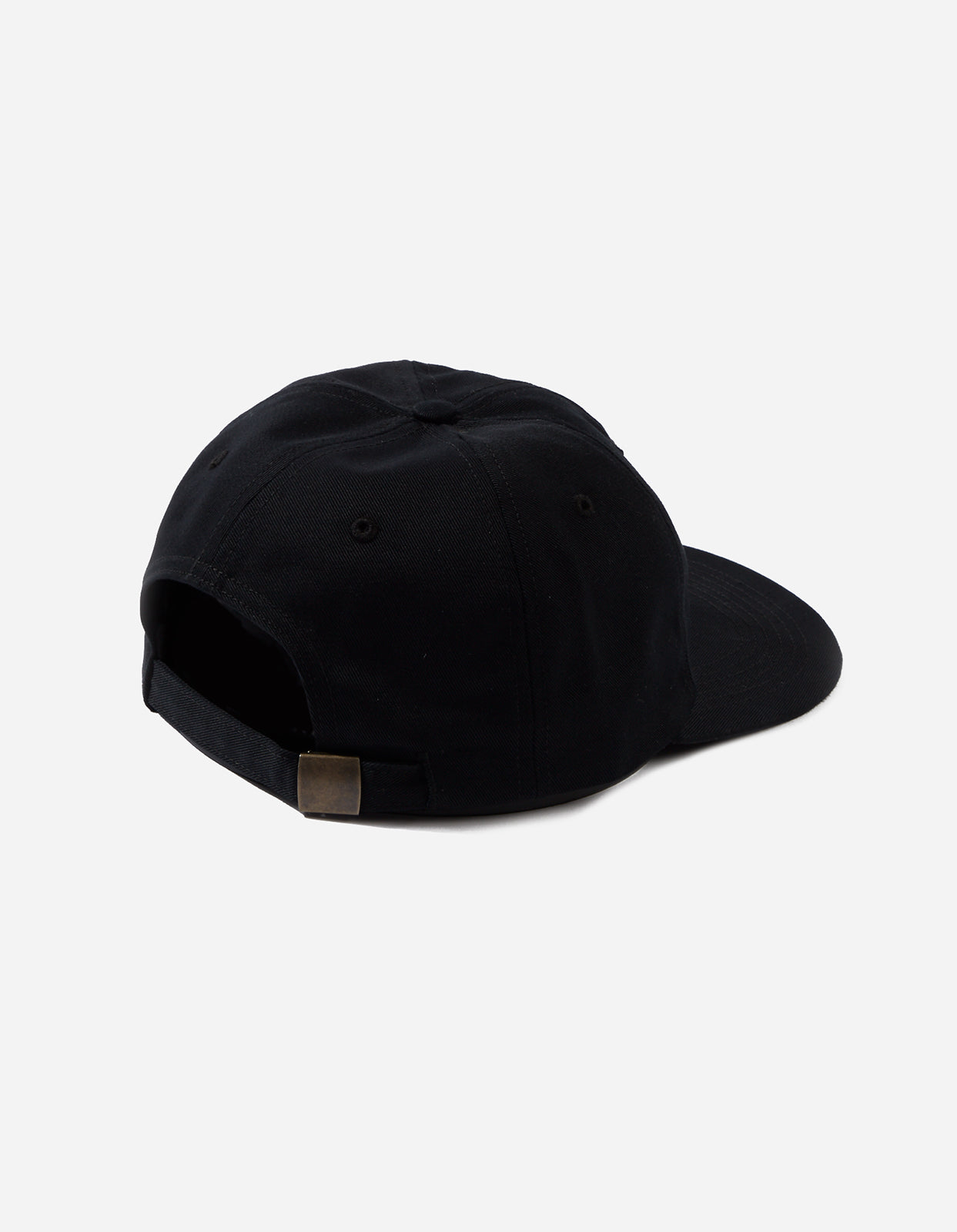 Maharishi   M Embroidered 6 Panel Cap · Cotton Twill Black