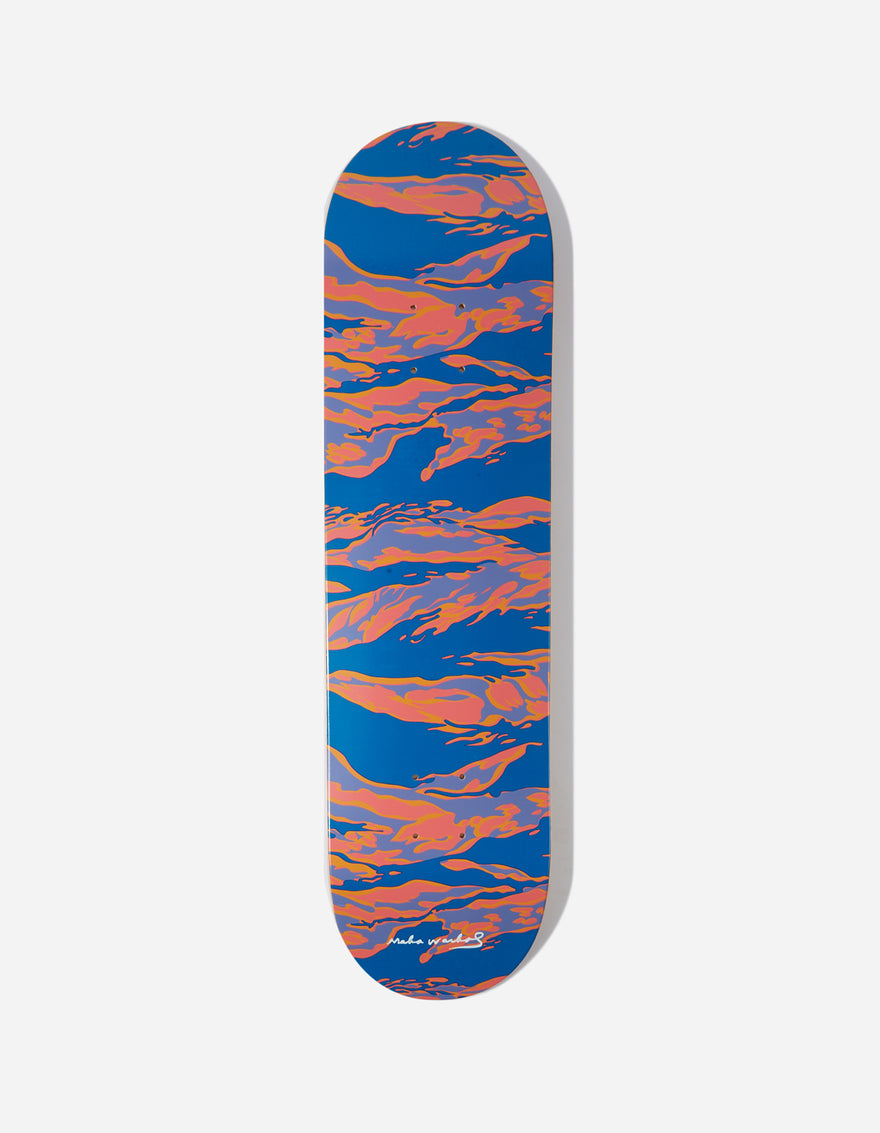 9726 Maha Warhol DPM: Tigerskins Skate Deck · Wood Warhol Oasis