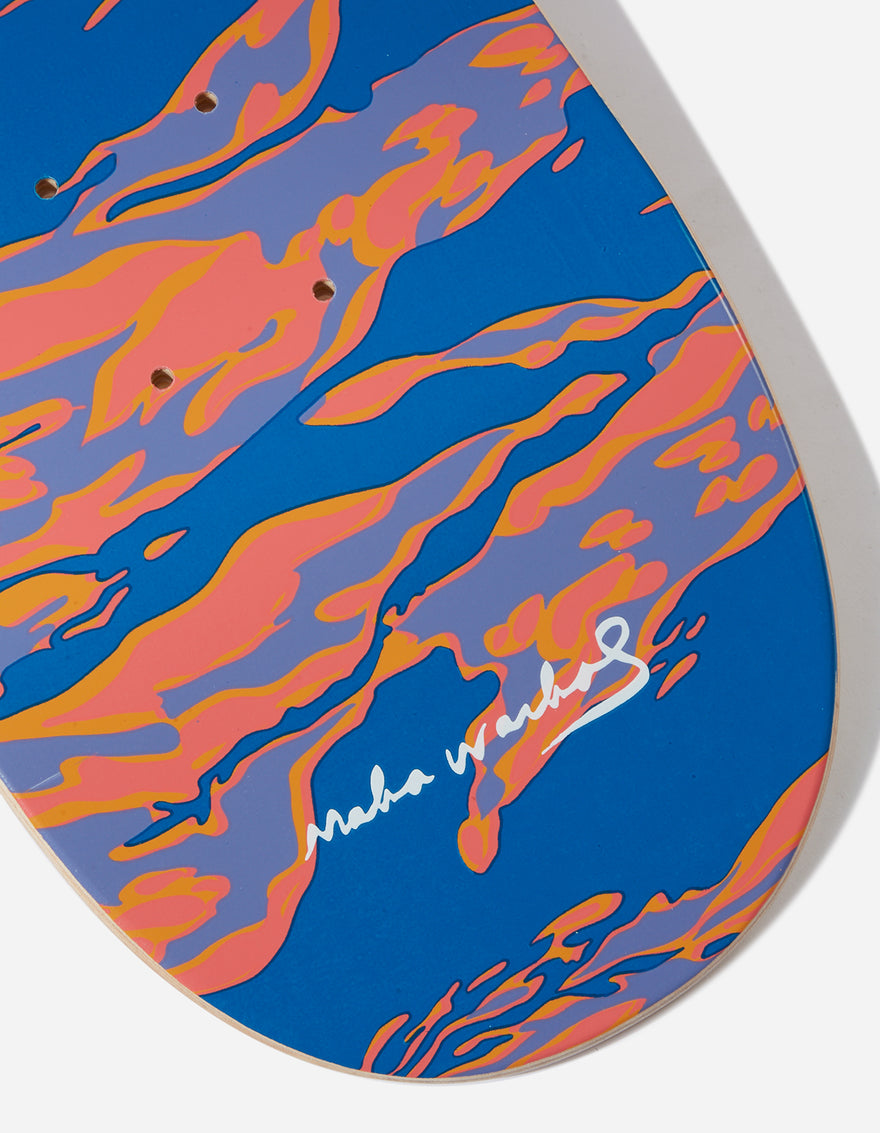 9726 Maha Warhol DPM: Tigerskins Skate Deck · Wood Warhol Oasis