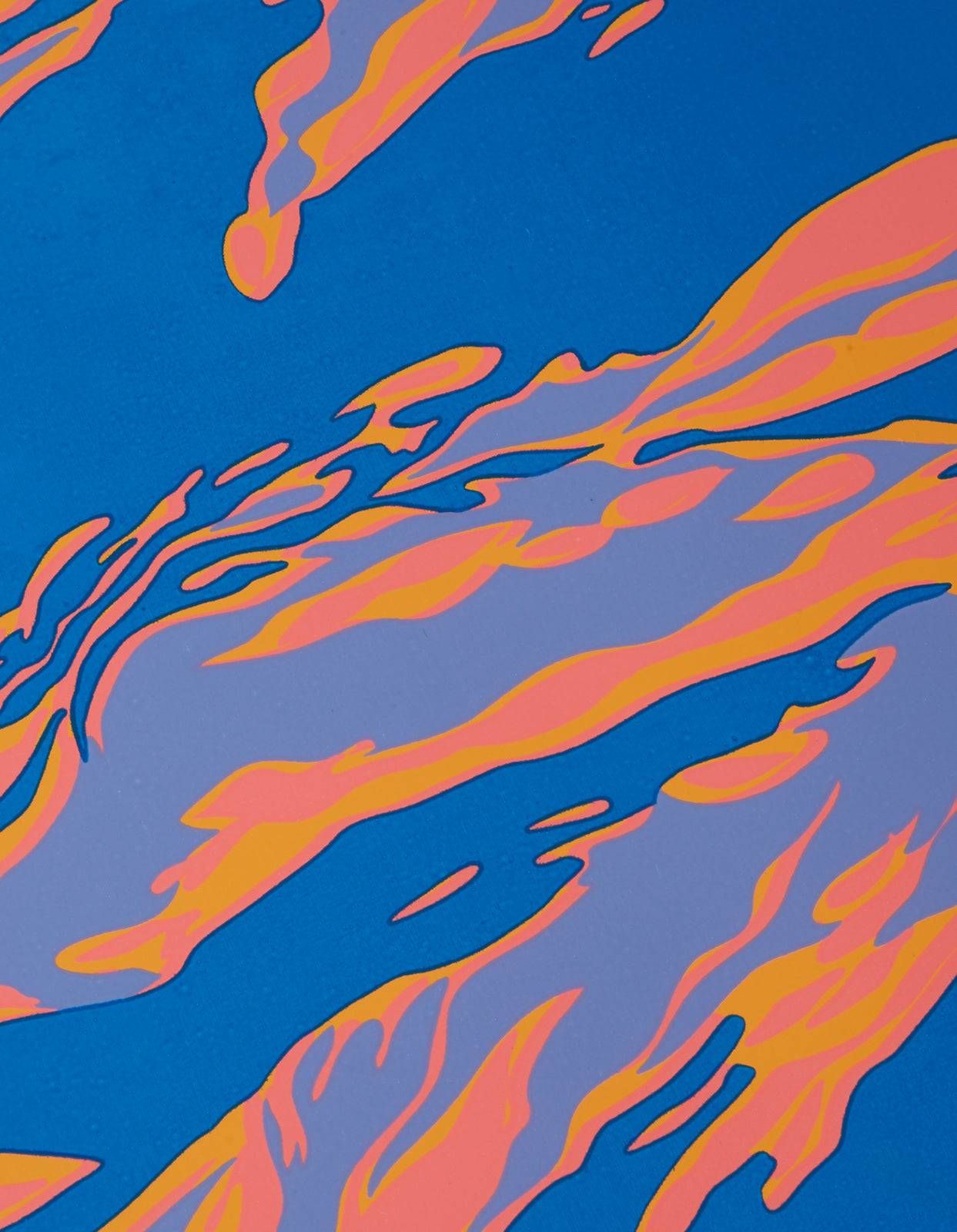 9726 Maha Warhol DPM: Tigerskins Skate Deck · Wood Warhol Oasis