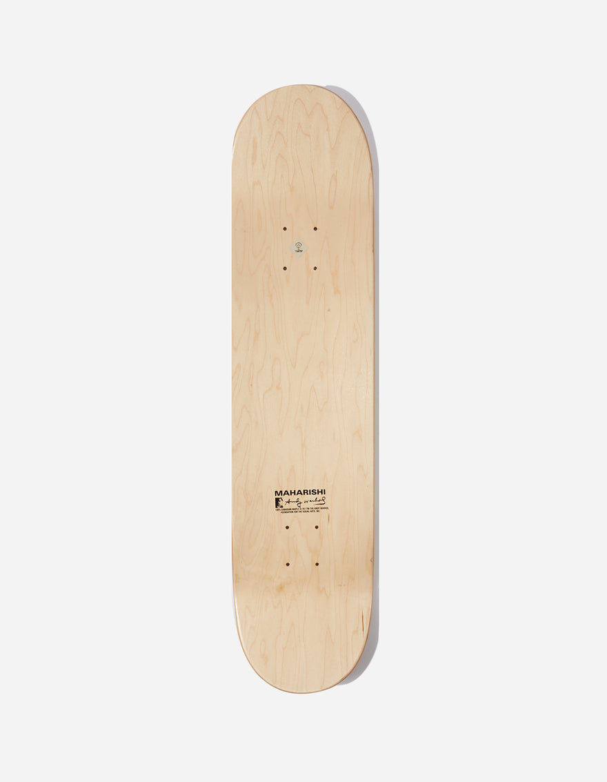 9726 Maha Warhol DPM: Tigerskins Skate Deck · Wood Warhol Oasis