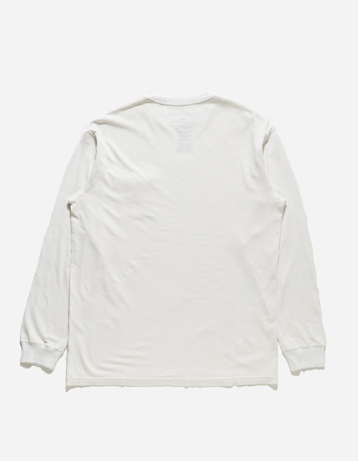 8010 Hemp Organic L/S Pocket T-Shirt White