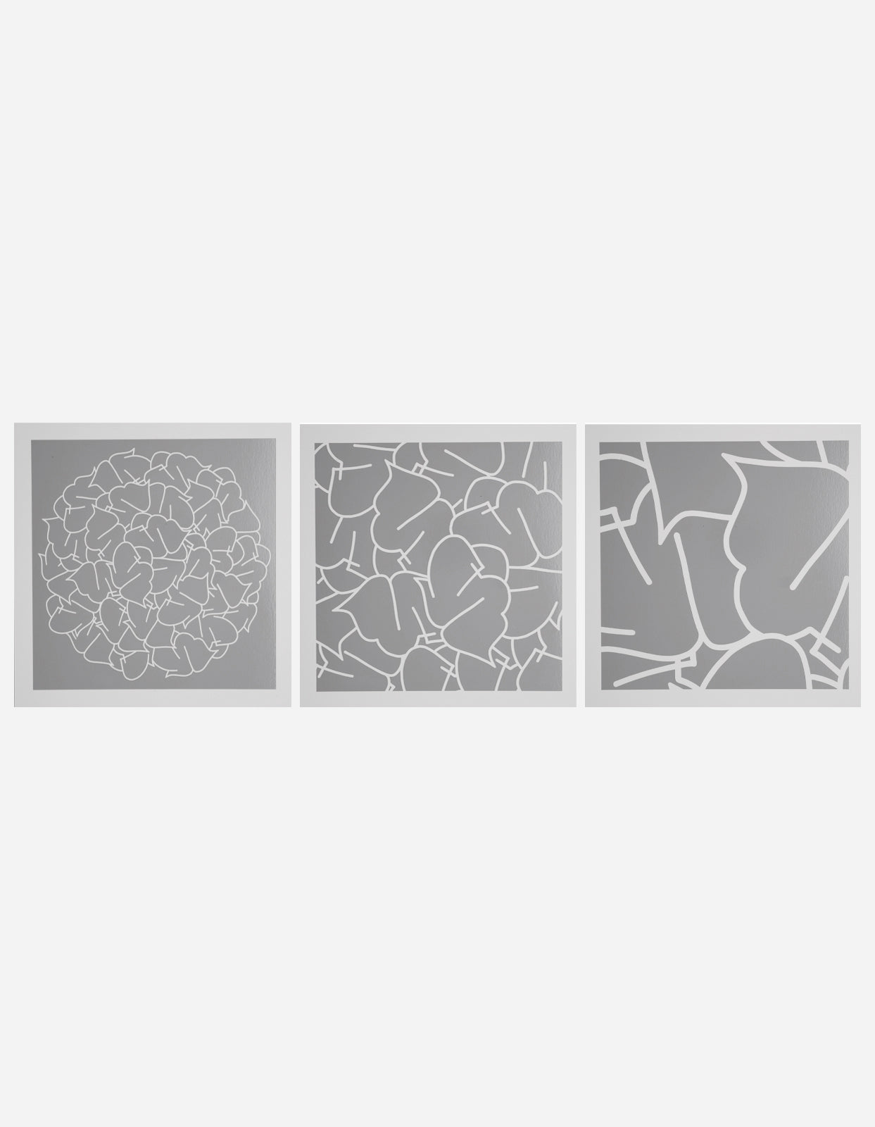 Teach YE-99, 100 & 101 Triptych Grey