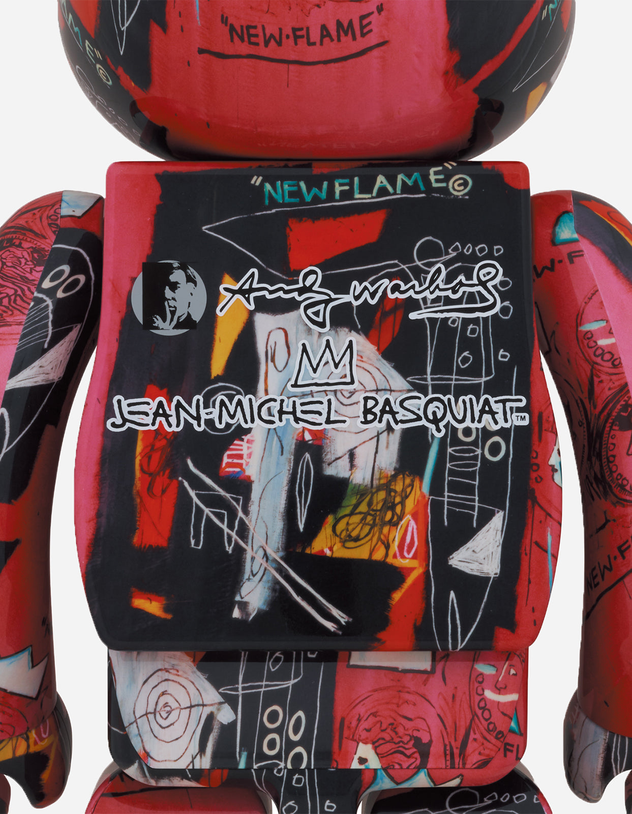 Medicom Be@rbrick Andy Warhol - Jean Michel Basquiat #1 1000%