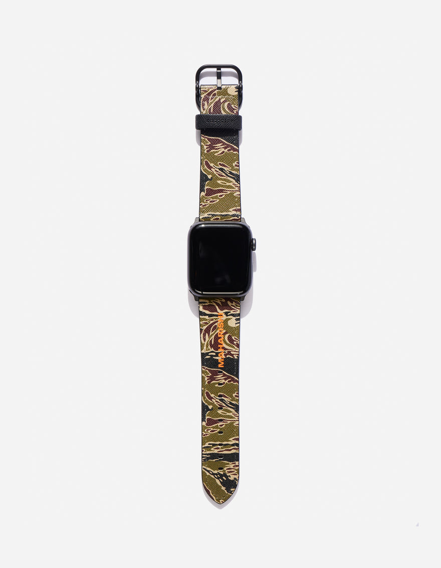 Maharishi x CASETiFY Apple Watch Band Golden Tigerstripe