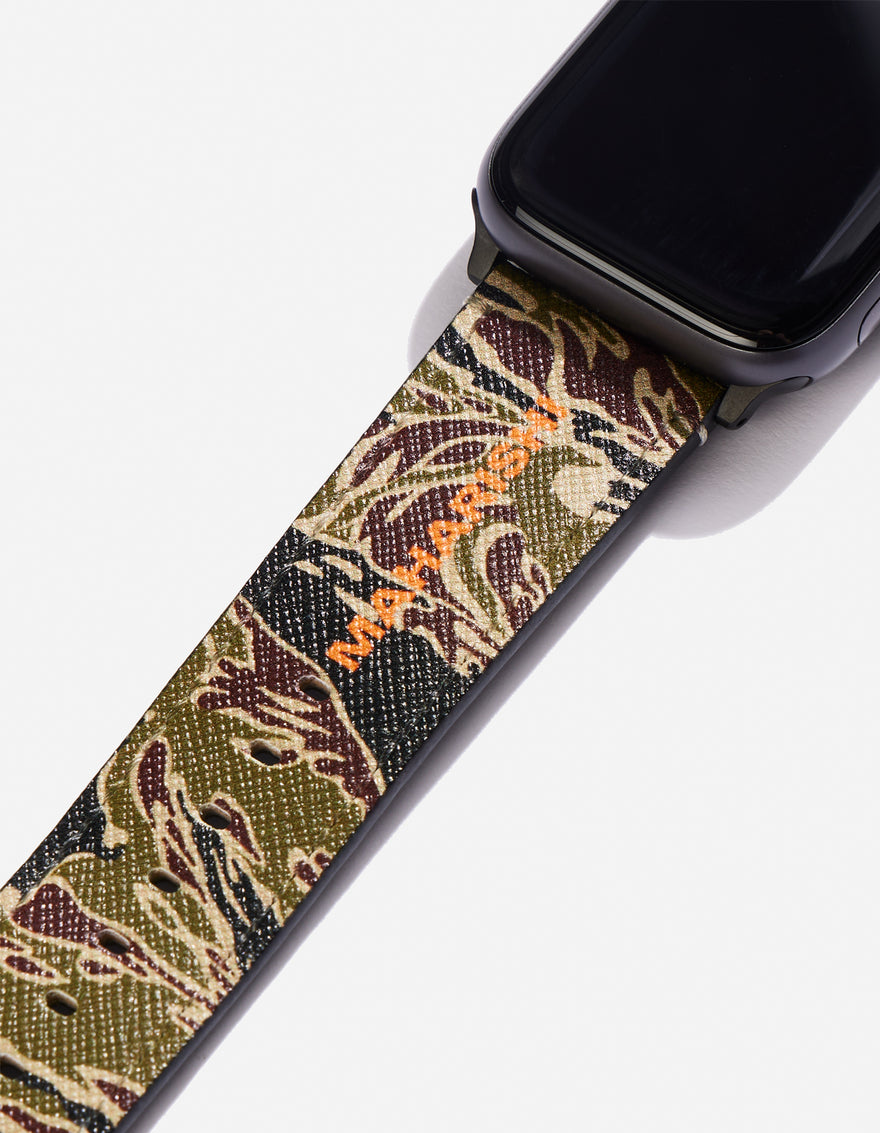 Maharishi x CASETiFY Apple Watch Band Golden Tigerstripe