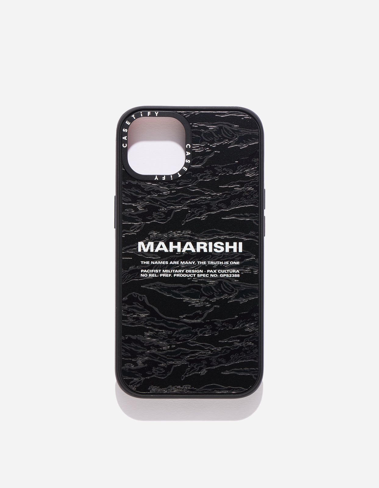 Maharishi x CASETiFY iPhone Case Matte Black