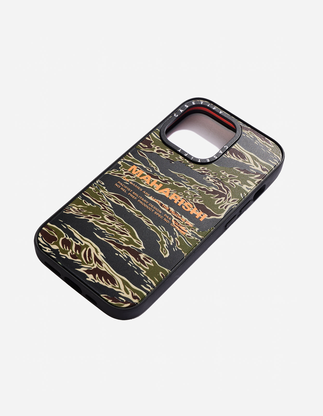 Maharishi x CASETiFY iPhone Case Golden Tigerstripe