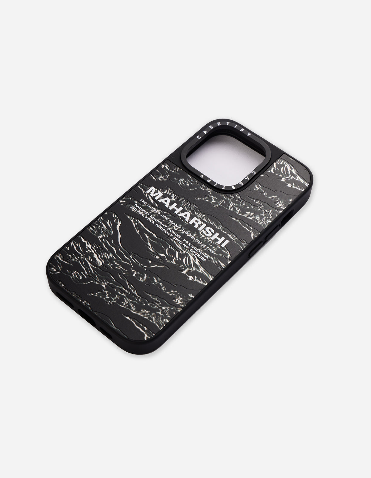 Maharishi x CASETiFY iPhone Case Silver