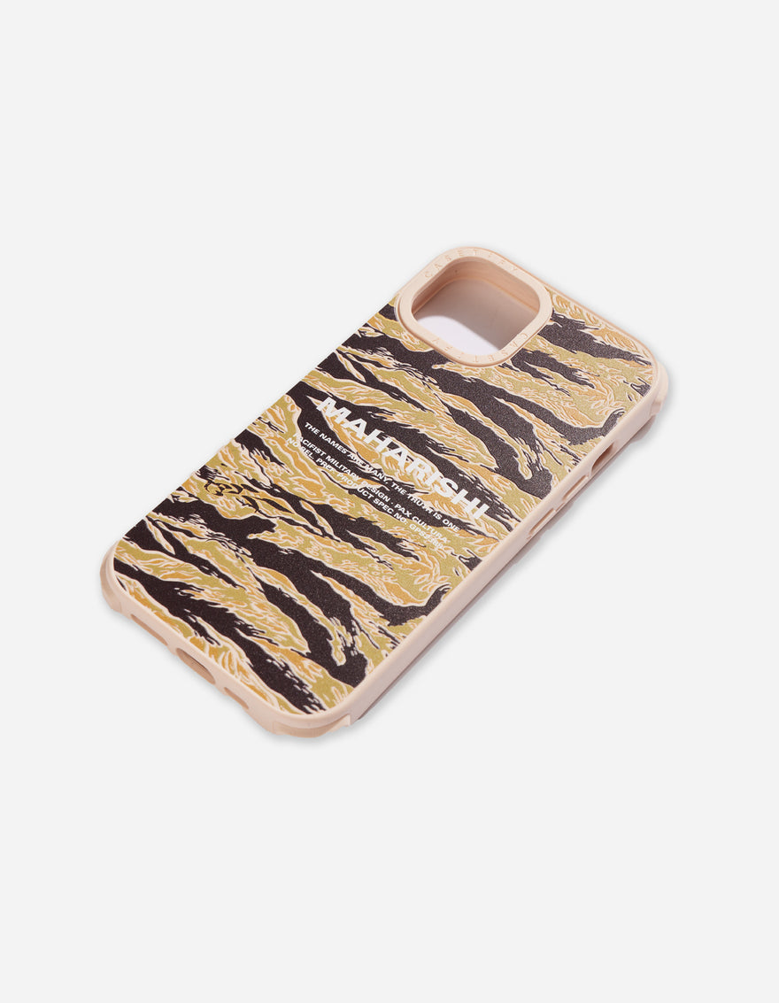 Maharishi x CASETiFY iPhone Case Sunbleached Gold Tigerstripe