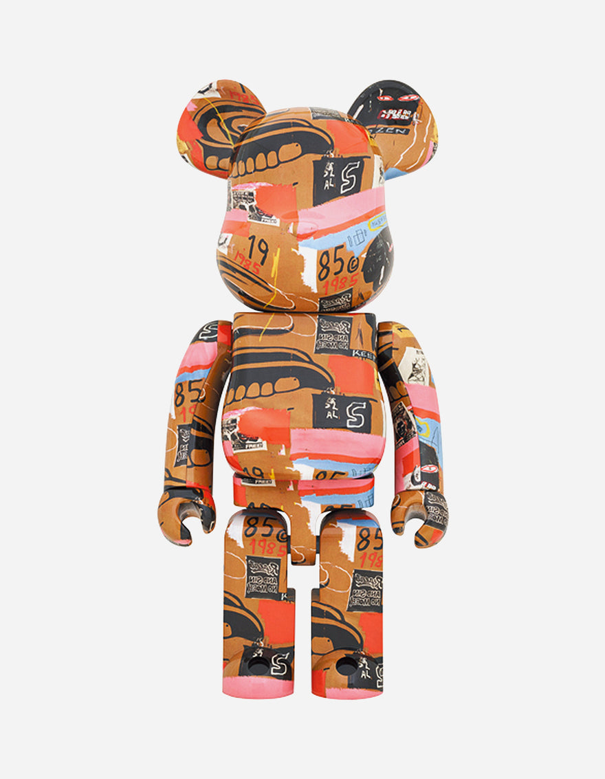 Medicom Be@rbrick Andy Warhol × Jean-Michel Basquiat #2 1000%